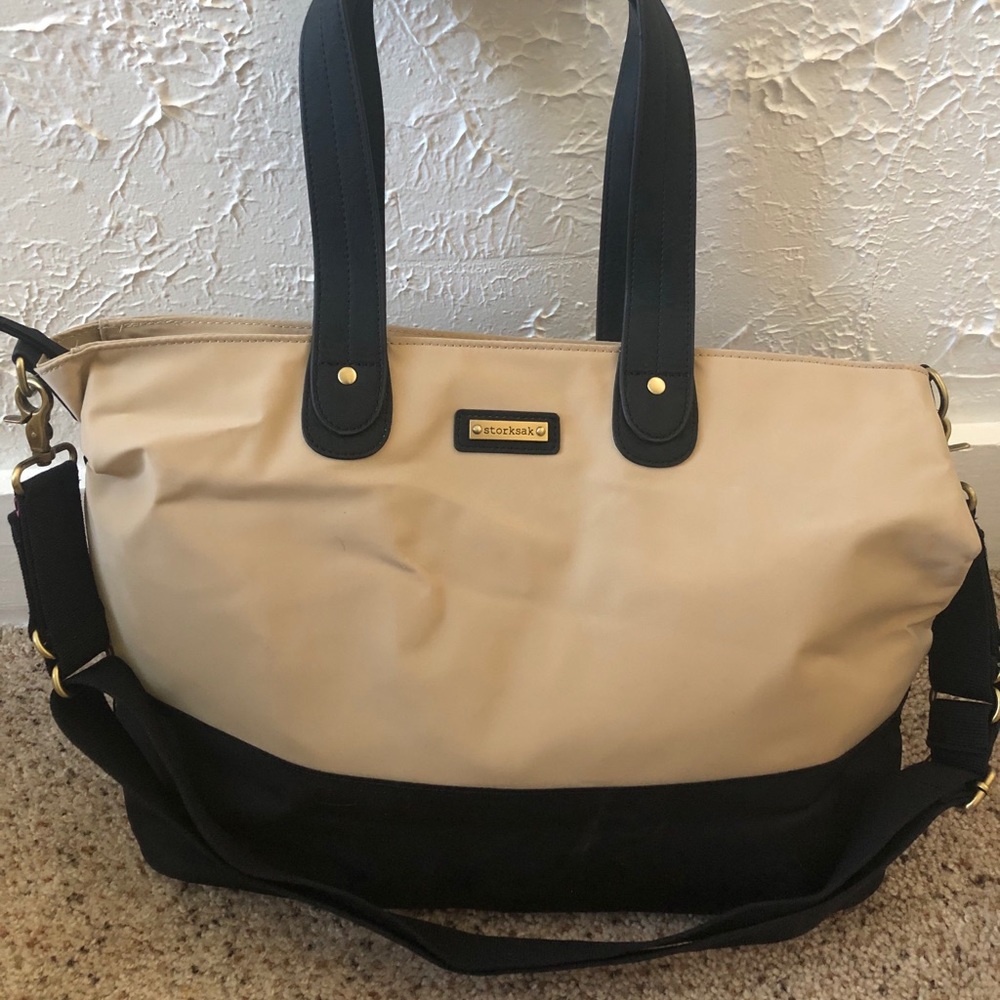 STORKSAK color block bag. NWOT